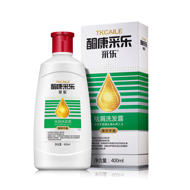 采乐酮康去屑洗发水止痒洗发露400ml强韧丰盈